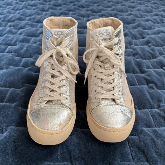 Po-Zu Star Wars Limited Edition Silver Resistance Sneakers - EU 38 (No. 82/1000) - Picture 5 of 12